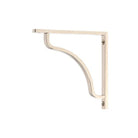 Polished Nickel Abingdon Shelf Bracket (150mm x 150mm) | From The Anvil-Shelf Brackets-Yester Home