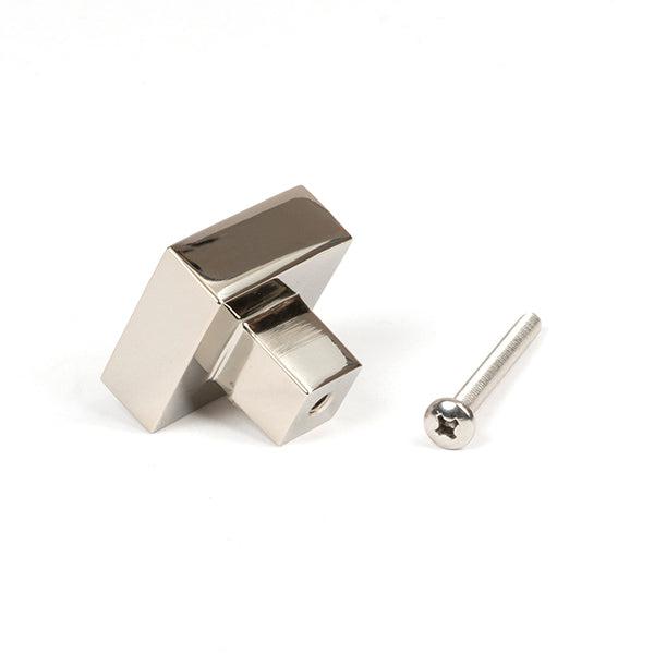Polished Nickel Albers Cabinet Knob - 30mm | From The Anvil
