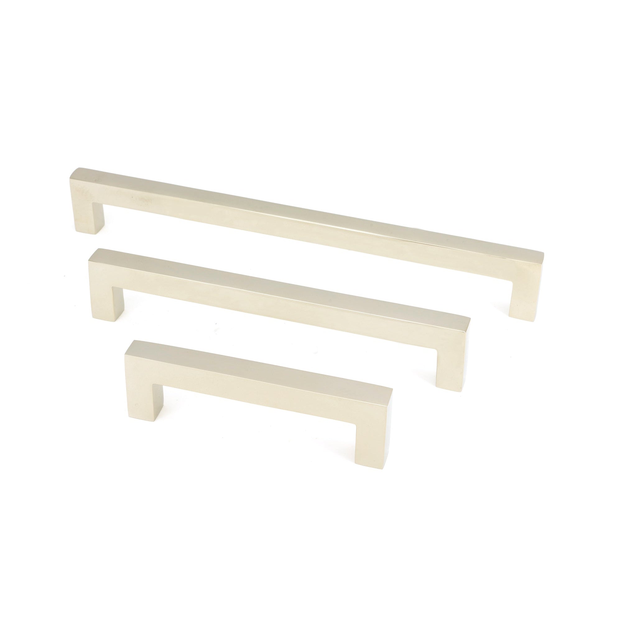 Polished Nickel Albers Pull Handle - Large | From The Anvil-Pull Handles-Yester Home