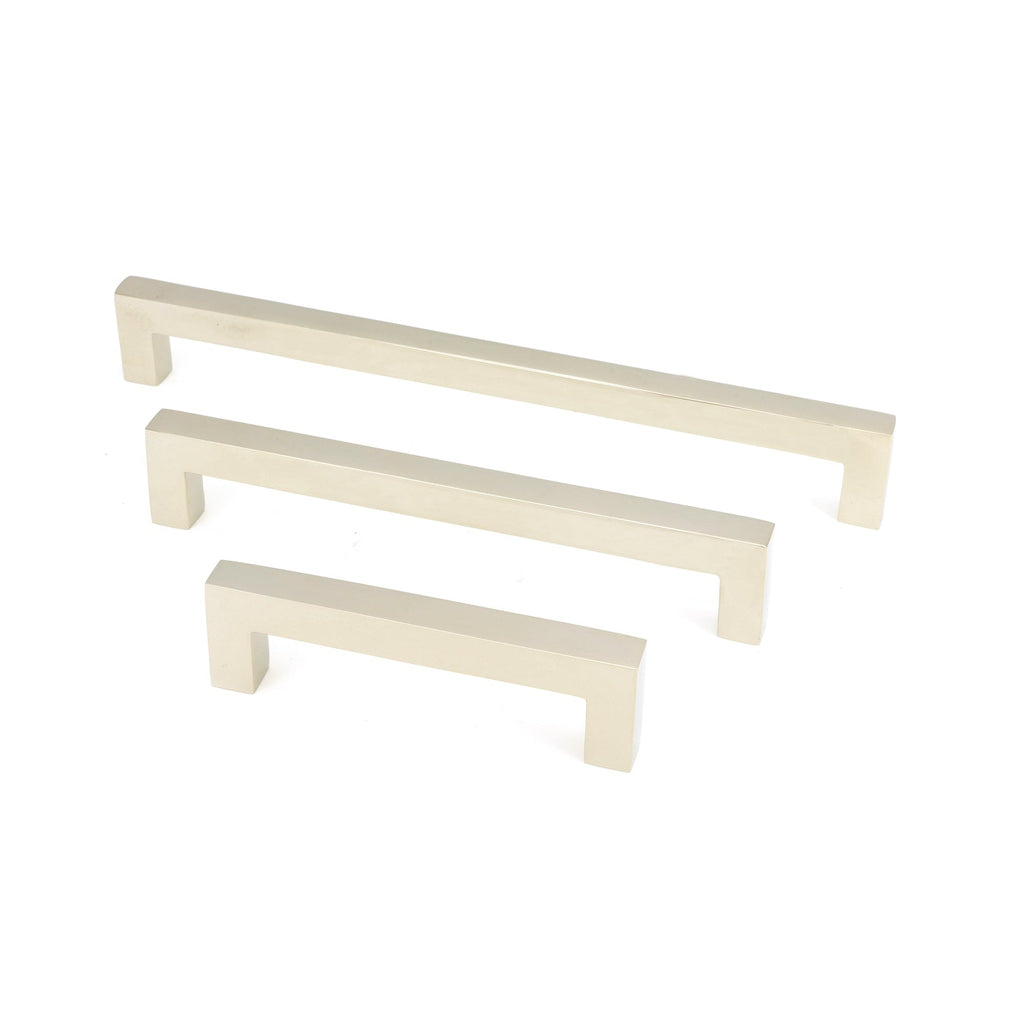 Polished Nickel Albers Pull Handle - Medium | From The Anvil-Pull Handles-Yester Home