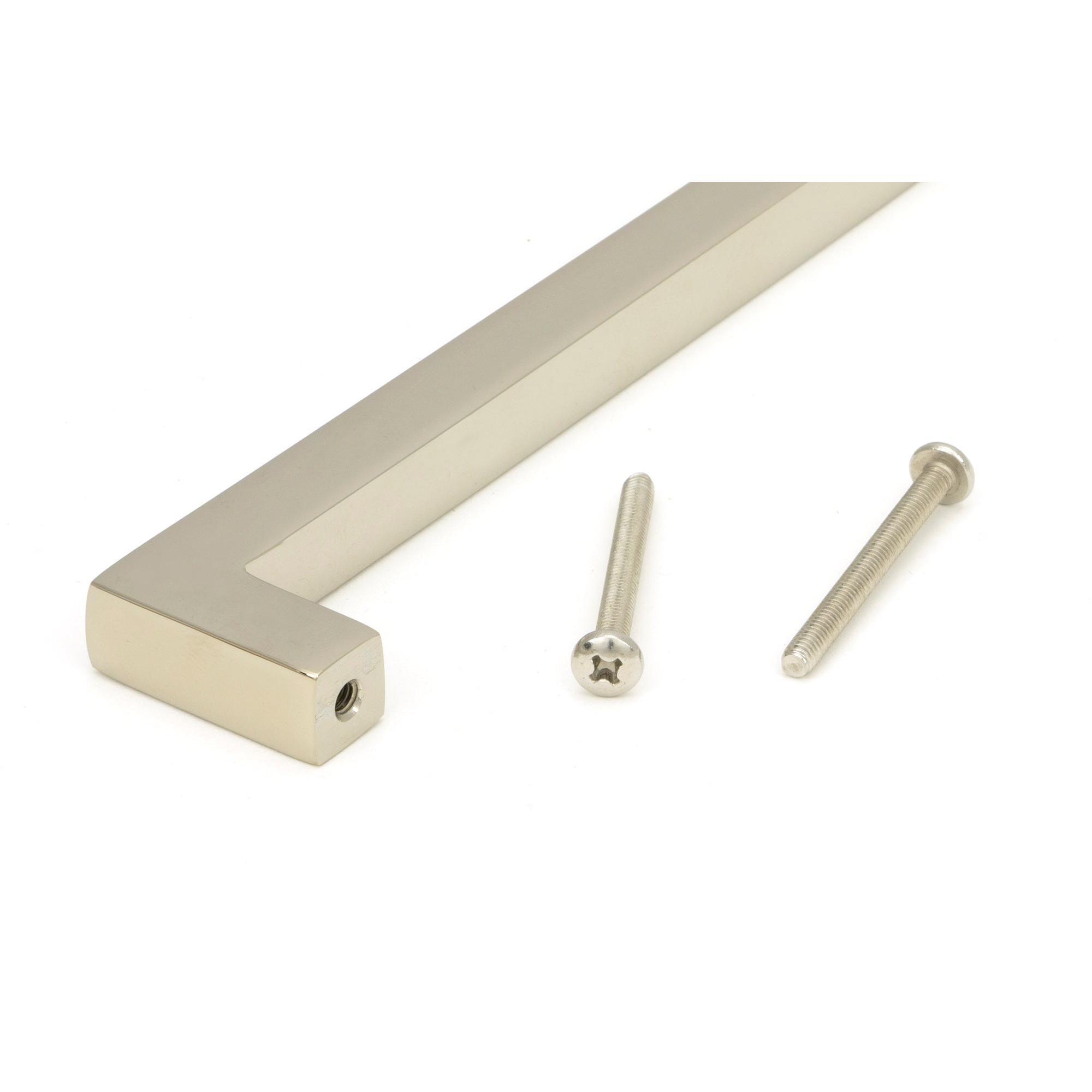 Polished Nickel Albers Pull Handle - Small | From The Anvil - Pull Handles - From The Anvil - Yester Home
