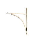 Polished Nickel Apperley Shelf Bracket (260mm x 200mm) | From The Anvil - Shelf Brackets - From The Anvil - Yester Home
