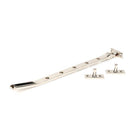 Polished Nickel Art Deco 12" Stay - Stays - From The Anvil - Yester Home