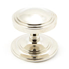 Polished Nickel Art Deco Centre Door Knob | From The Anvil - Centre Door Knobs - From The Anvil - Yester Home