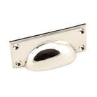 Polished Nickel Art Deco Drawer Pull | From The Anvil - Drawer Pulls - From The Anvil - Yester Home