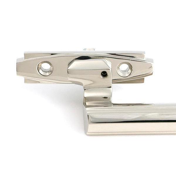 Polished Nickel Art Deco Espag - LH - Espag. Fasteners - From The Anvil - Yester Home