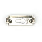 Polished Nickel Art Deco Euro Escutcheon | From The Anvil - Euro Escutcheons - From The Anvil - Yester Home