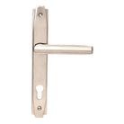 Polished Nickel Art Deco Slimline Lever Espag. Lock Set | From The Anvil - Espagnolette - From The Anvil - Yester Home