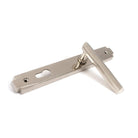 Polished Nickel Art Deco Slimline Lever Espag. Lock Set | From The Anvil - Espagnolette - From The Anvil - Yester Home