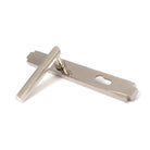 Polished Nickel Art Deco Slimline Lever Espag. Lock Set | From The Anvil - Espagnolette - From The Anvil - Yester Home