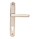 Polished Nickel Art Deco Slimline Lever Espag. Lock Set | From The Anvil-Espagnolette-Yester Home