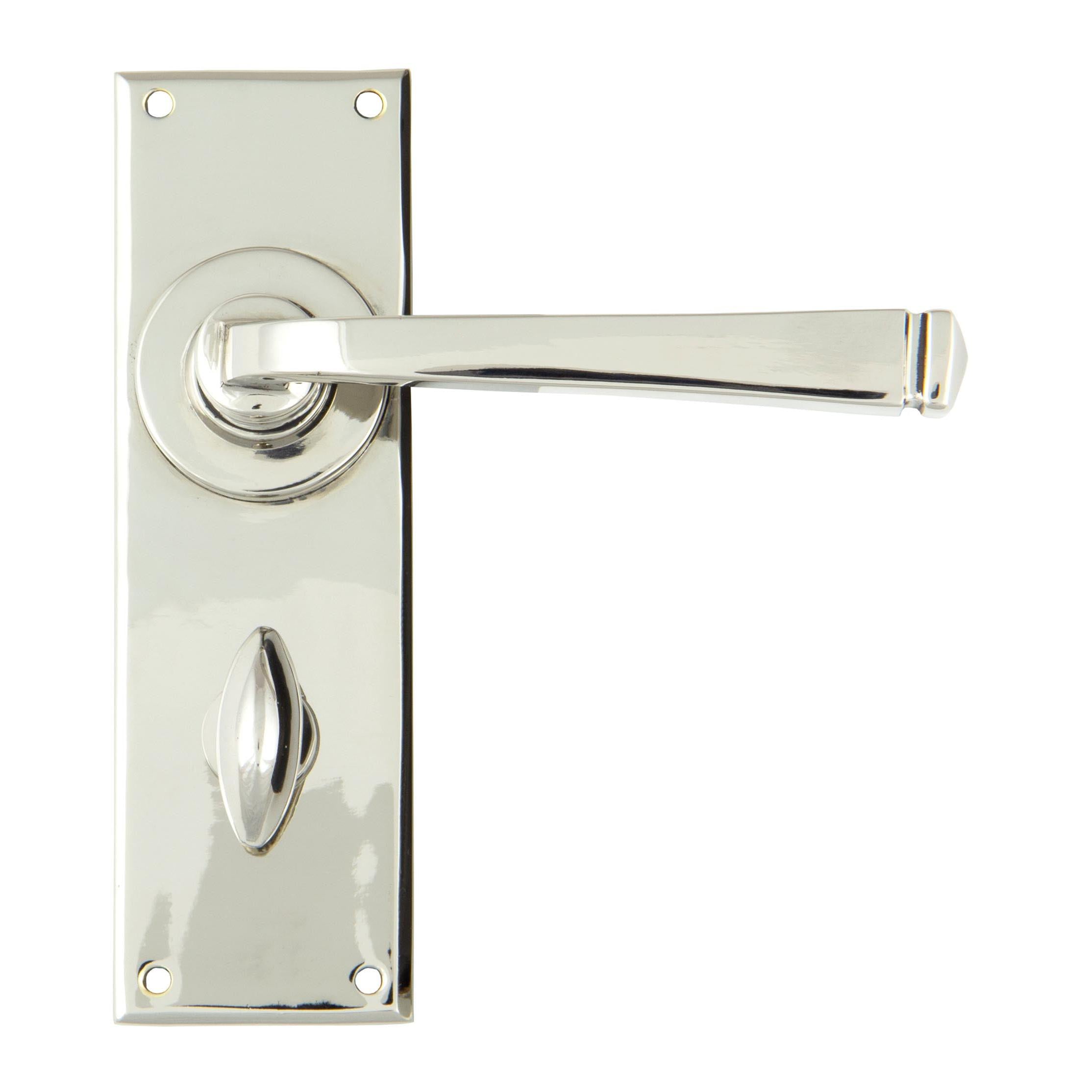 Polished Nickel Avon Lever Bathroom Set | From The Anvil - Lever Bathroom - From The Anvil - Yester Home