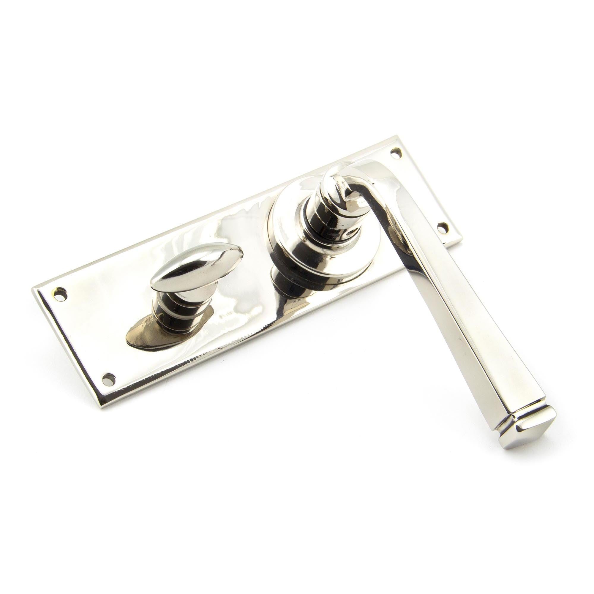Polished Nickel Avon Lever Bathroom Set | From The Anvil - Lever Bathroom - From The Anvil - Yester Home