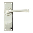 Polished Nickel Avon Lever Latch Set | From The Anvil - Lever Latch - From The Anvil - Yester Home