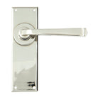 Polished Nickel Avon Lever Latch Set | From The Anvil-Lever Latch-Yester Home