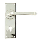 Polished Nickel Avon Lever Lock Set | From The Anvil - Lever Lock - From The Anvil - Yester Home