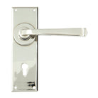 Polished Nickel Avon Lever Lock Set | From The Anvil-Lever Lock-Yester Home