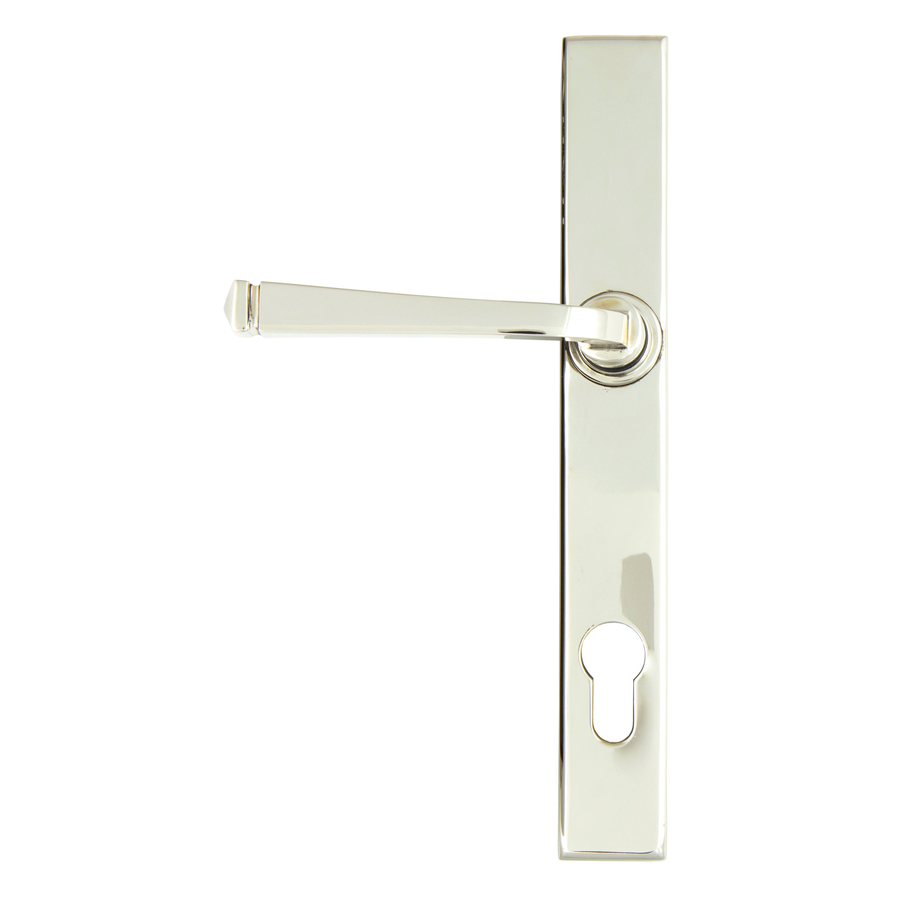 Polished Nickel Avon Slimline Lever Espag. Lock Set | From The Anvil-Espagnolette-Yester Home