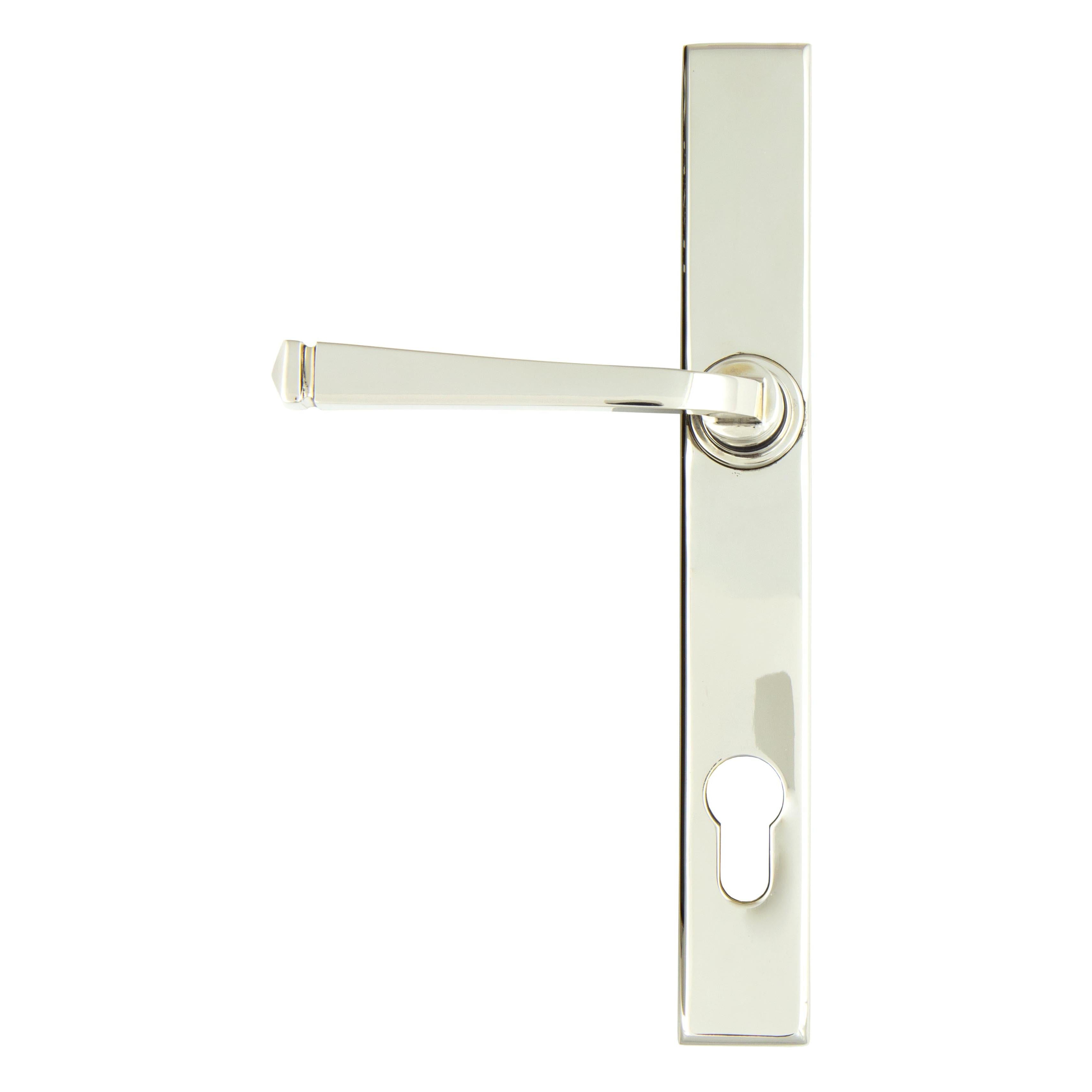 Polished Nickel Avon Slimline Lever Espag. Lock Set | From The Anvil - Espagnolette - From The Anvil - Yester Home