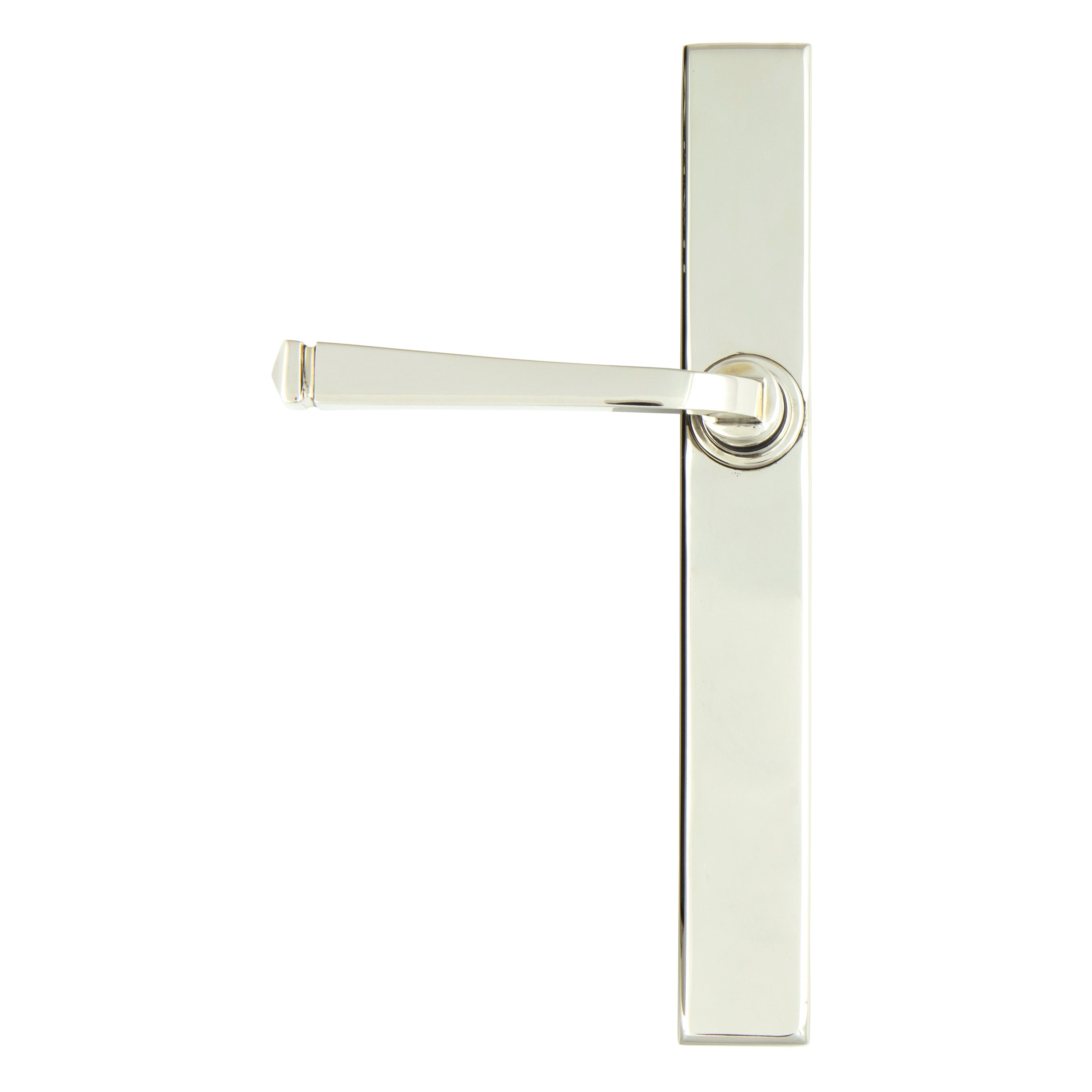 Polished Nickel Avon Slimline Lever Latch Set | From The Anvil-Espagnolette-Yester Home