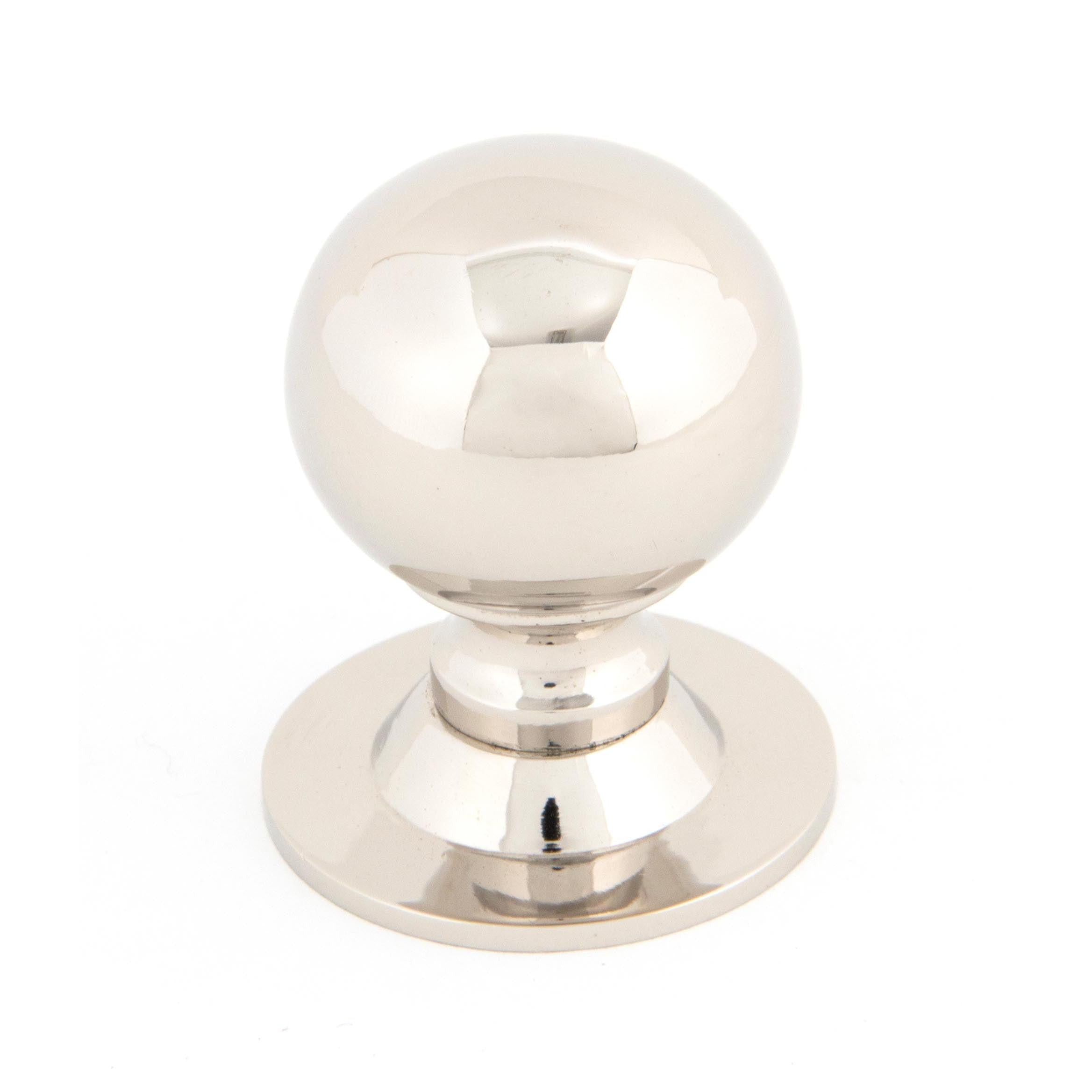 Polished Nickel Ball Cabinet Knob 31mm | From The Anvil - Cabinet Knobs - From The Anvil - Yester Home