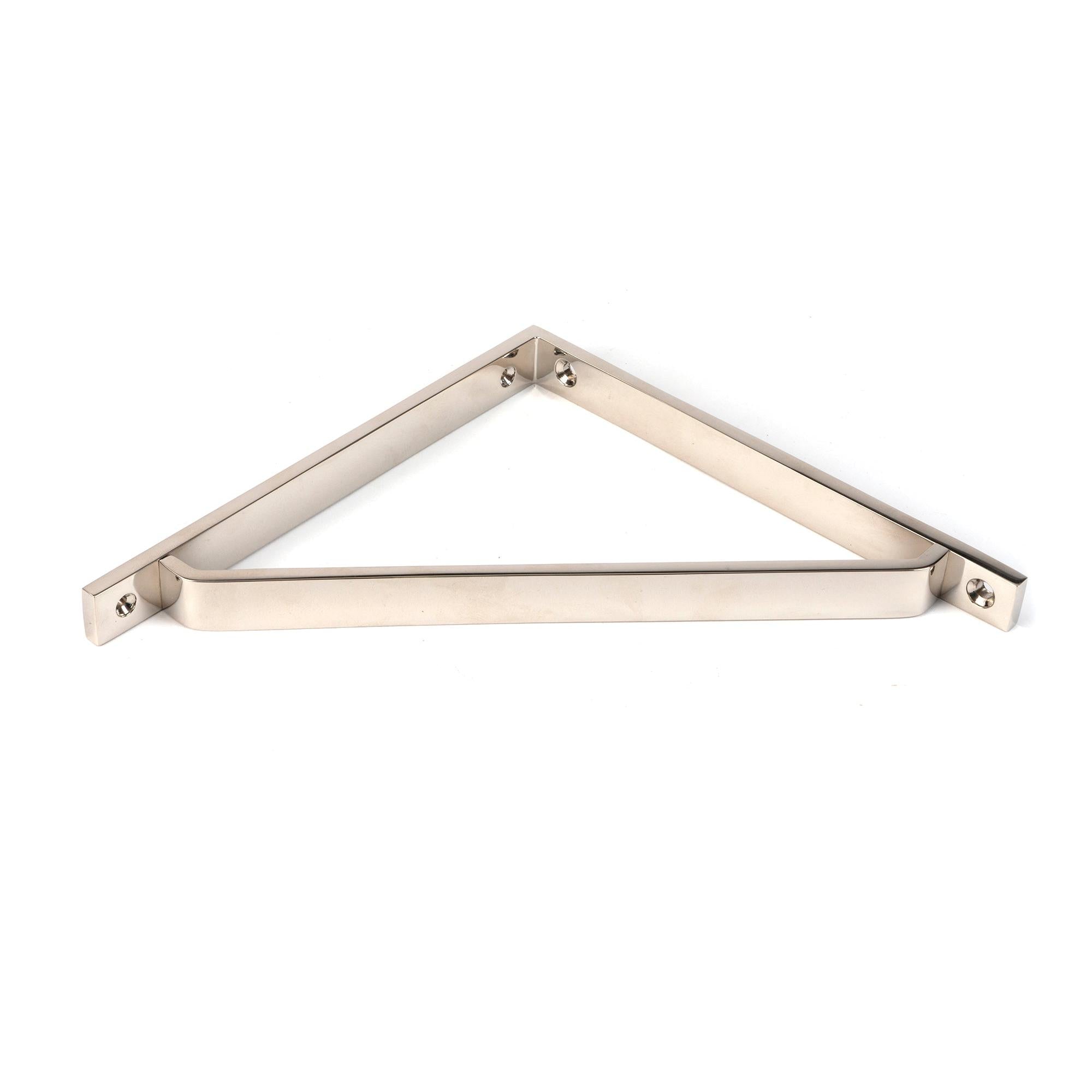 Polished Nickel Barton Shelf Bracket (200mm x 200mm) | From The Anvil - Shelf Brackets - From The Anvil - Yester Home