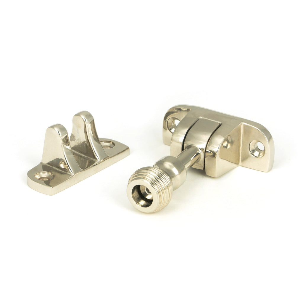 Polished Nickel Beehive Brighton Fastener (Radiused) | From The Anvil-Fasteners-Yester Home