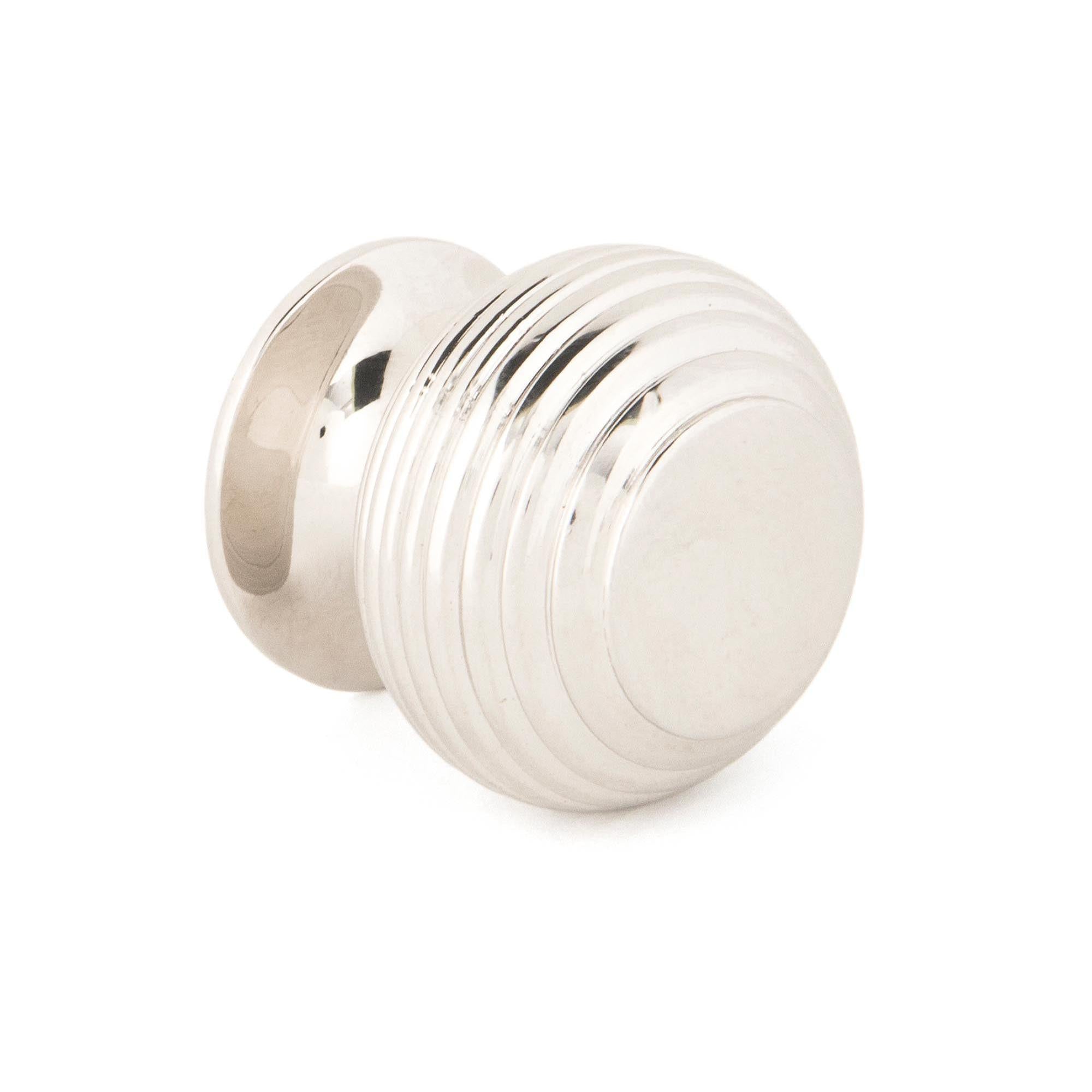 Polished Nickel Beehive Cabinet Knob 30mm | From The Anvil - Cabinet Knobs - From The Anvil - Yester Home