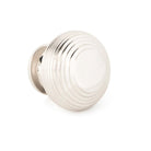 Polished Nickel Beehive Cabinet Knob 40mm | From The Anvil - Cabinet Knobs - From The Anvil - Yester Home