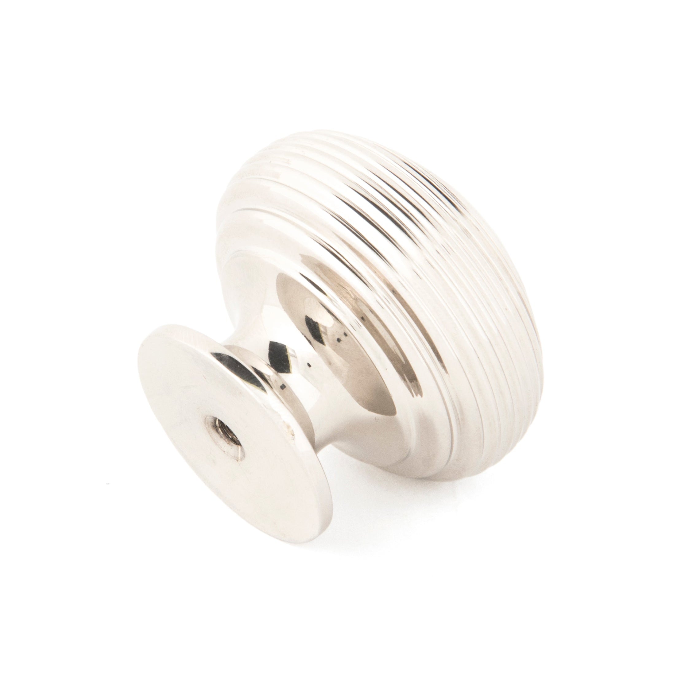 Polished Nickel Beehive Cabinet Knob 40mm | From The Anvil-Cabinet Knobs-Yester Home