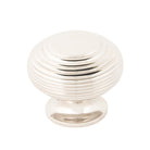 Polished Nickel Beehive Cabinet Knob 40mm | From The Anvil - Cabinet Knobs - From The Anvil - Yester Home
