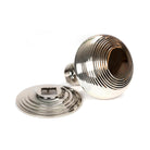 Polished Nickel Beehive Centre Door Knob | From The Anvil - Centre Door Knobs - From The Anvil - Yester Home