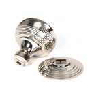 Polished Nickel Beehive Centre Door Knob | From The Anvil - Centre Door Knobs - From The Anvil - Yester Home