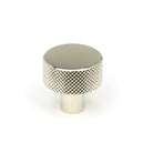 Polished Nickel Brompton Cabinet Knob - 25mm (No rose) | From The Anvil-Cabinet Knobs-Yester Home