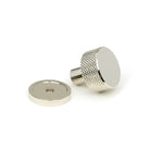 Polished Nickel Brompton Cabinet Knob - 25mm (Plain) | From The Anvil-Cabinet Knobs-Yester Home