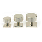 Polished Nickel Brompton Cabinet Knob - 25mm (Square) | From The Anvil - Cabinet Knobs - From The Anvil - Yester Home