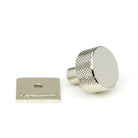 Polished Nickel Brompton Cabinet Knob - 25mm (Square) | From The Anvil-Cabinet Knobs-Yester Home