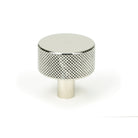 Polished Nickel Brompton Cabinet Knob - 32mm (No rose) | From The Anvil-Cabinet Knobs-Yester Home