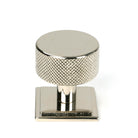 Polished Nickel Brompton Cabinet Knob - 32mm (Square) | From The Anvil - Cabinet Knobs - From The Anvil - Yester Home