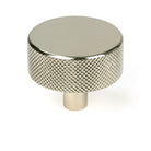 Polished Nickel Brompton Cabinet Knob - 38mm (No rose) | From The Anvil - Cabinet Knobs - From The Anvil - Yester Home