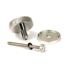 Polished Nickel Brompton Centre Door Knob (Art Deco) | From The Anvil-Centre Door Knobs-Yester Home