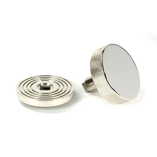 Polished Nickel Brompton Centre Door Knob (Beehive) | From The Anvil-Centre Door Knobs-Yester Home