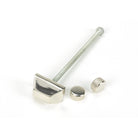 Polished Nickel Brompton Door Knocker | From The Anvil - Bolt-Through Door Knockers - From The Anvil - Yester Home