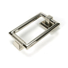 Polished Nickel Brompton Door Knocker | From The Anvil-Bolt-Through Door Knockers-Yester Home