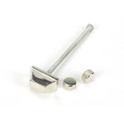 Polished Nickel Brompton Door Knocker | From The Anvil-Bolt-Through Door Knockers-Yester Home