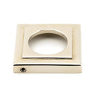 Polished Nickel Brompton Lever on Rose Set (Square) | From The Anvil - Concealed - From The Anvil - Yester Home