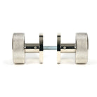 Polished Nickel Brompton Mortice/Rim Knob Set (Plain) | From The Anvil - Mortice Knobs - From The Anvil - Yester Home