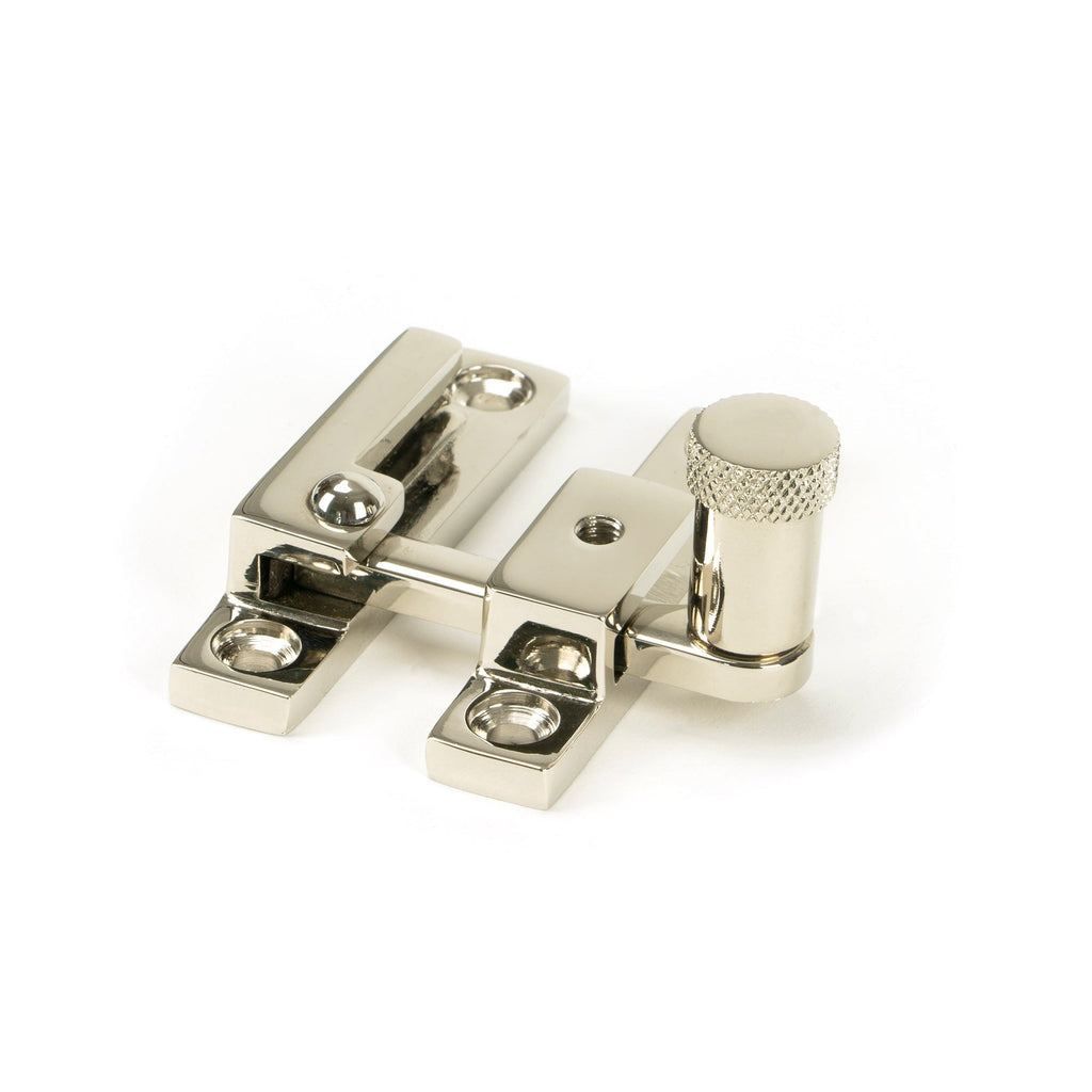 Polished Nickel Brompton Quadrant Fastener - Narrow | From The Anvil-Quadrant Fasteners-Yester Home