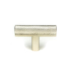 Polished Nickel Brompton T-Bar | From The Anvil-Cabinet Knobs-Yester Home