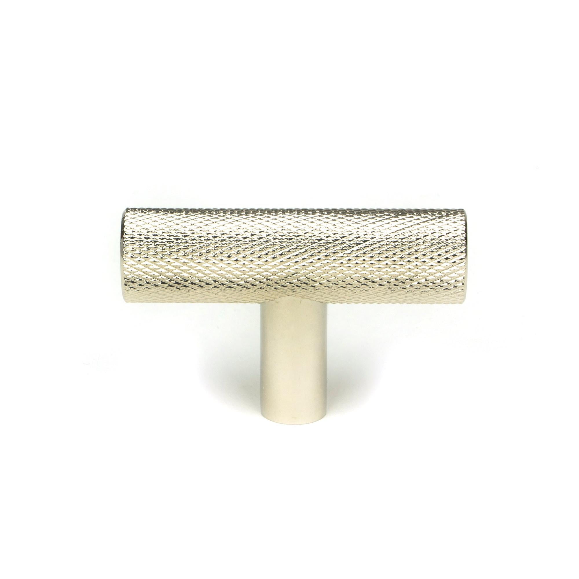 Polished Nickel Brompton T-Bar | From The Anvil - Cabinet Knobs - From The Anvil - Yester Home